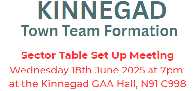 Kinnegad Town Team Meeting -18th Jun