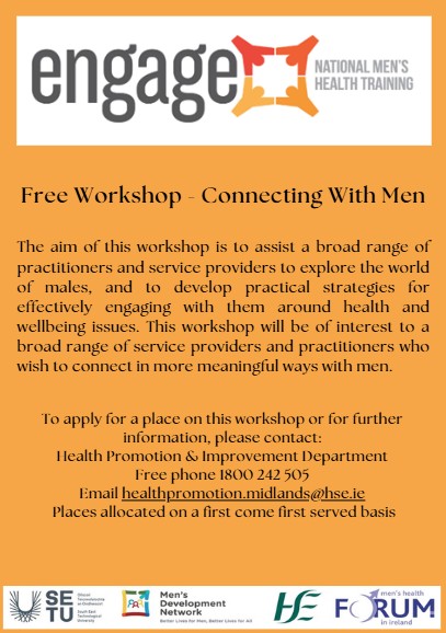 Free National Men’s Health Training Event