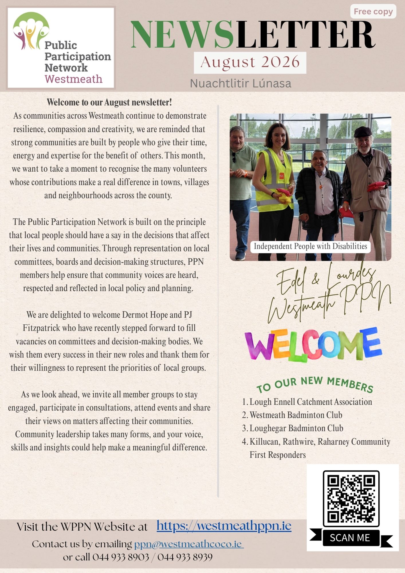 PPN Newsletter- August 2026 cover